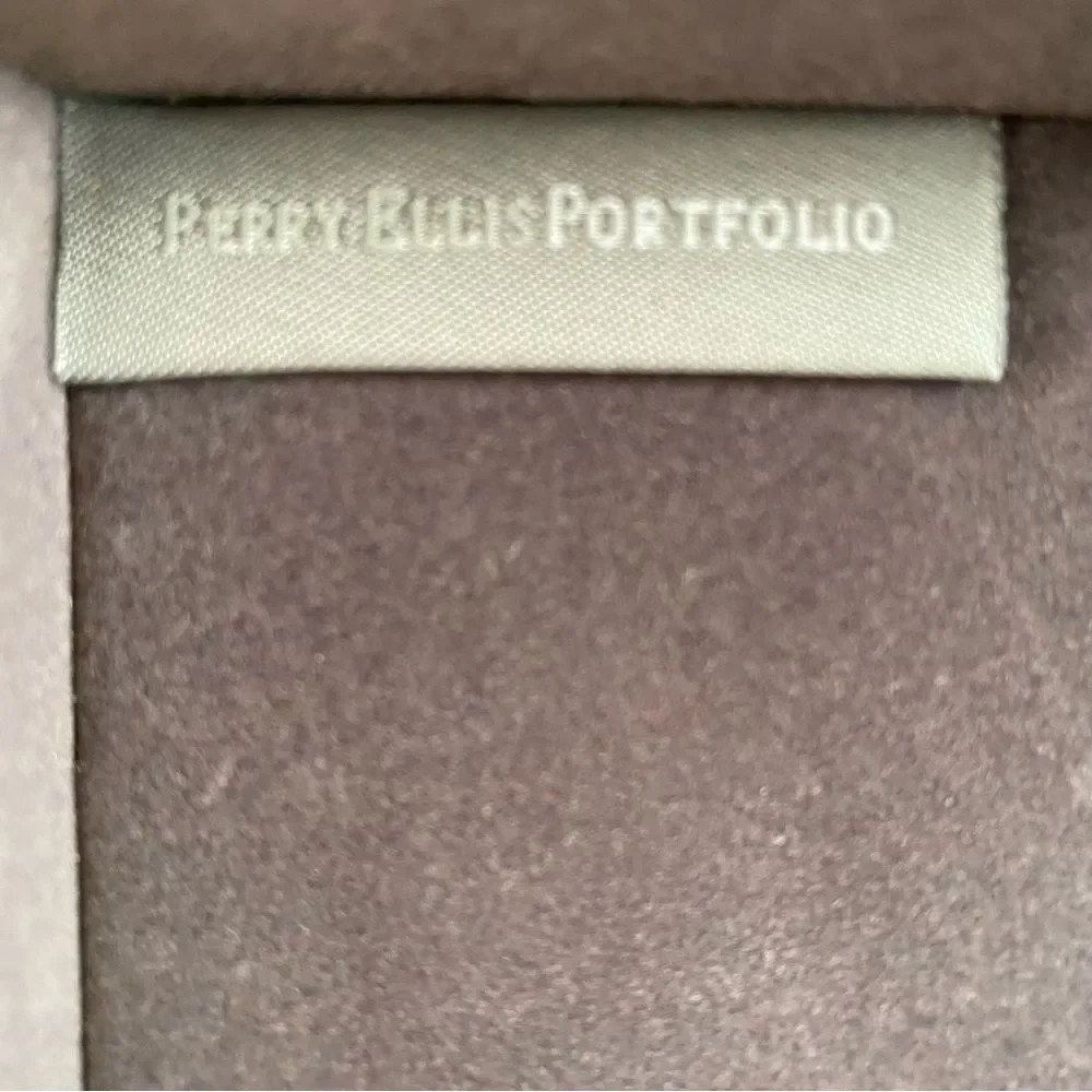 Perry Ellis Men's Portfolio Card Case/ID/Wallet w/Box. Light Brown (Cognac). NWT